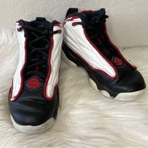 Jordan Pro strong BG Black varsity red